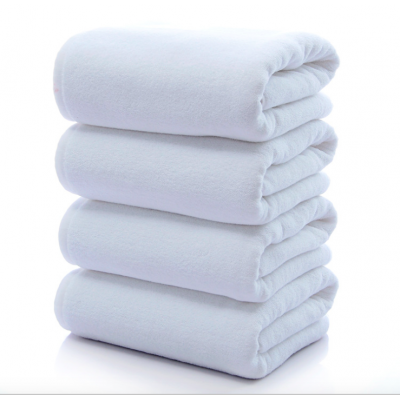 Factory Supply Cheap 400g White Hotel Bath Towel